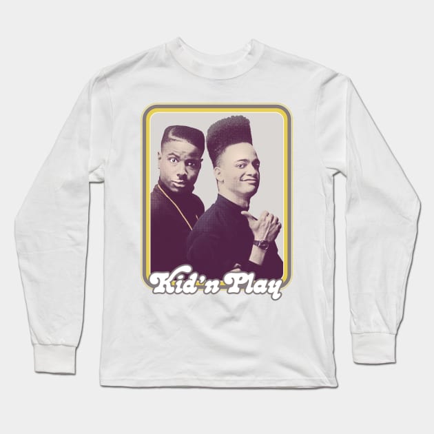 Kid 'n Play \/\/\ 90s Aesthetic Design Long Sleeve T-Shirt by DankFutura